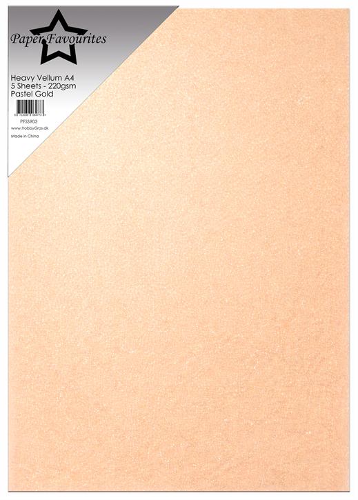 Paper Favourites Heavy Vellum Paper "Pastel Gold"
