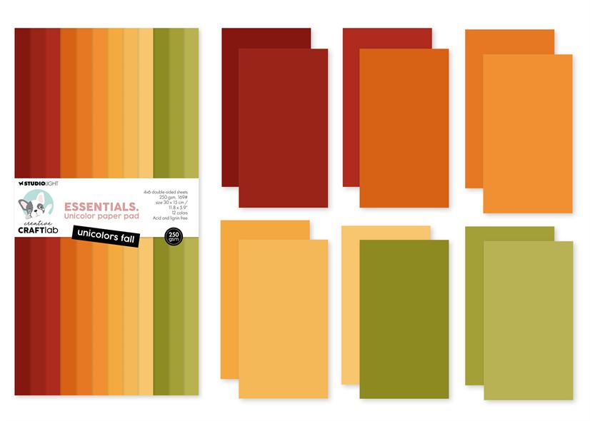 Studio Light Paper Pad "Unicolors fall Essentials"
