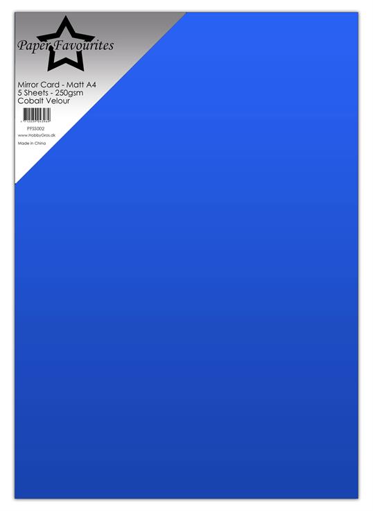 Paper Favourites Mirror Card Mat "Cobalt Velour"