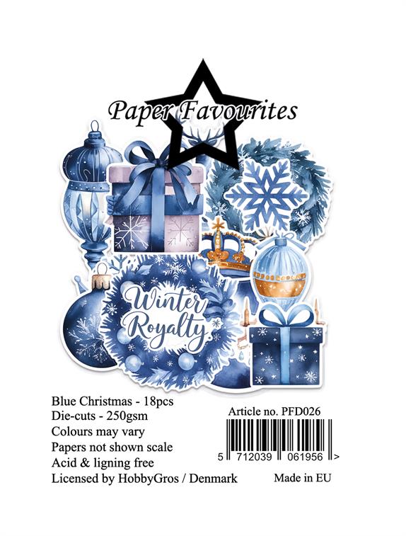 Paper Favourites Die-Cuts "Blue Christmas"