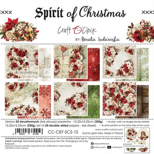 Craft O'Clock Paper Pack "Spirit of Christmas - 15,25x15,25cm"