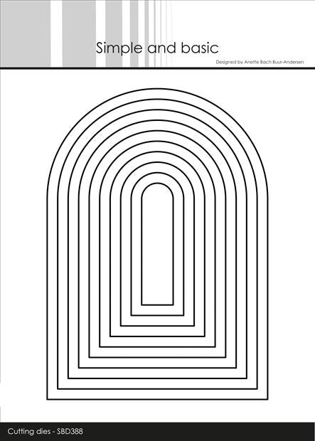 Simple and Basic die "A6 - Arches"