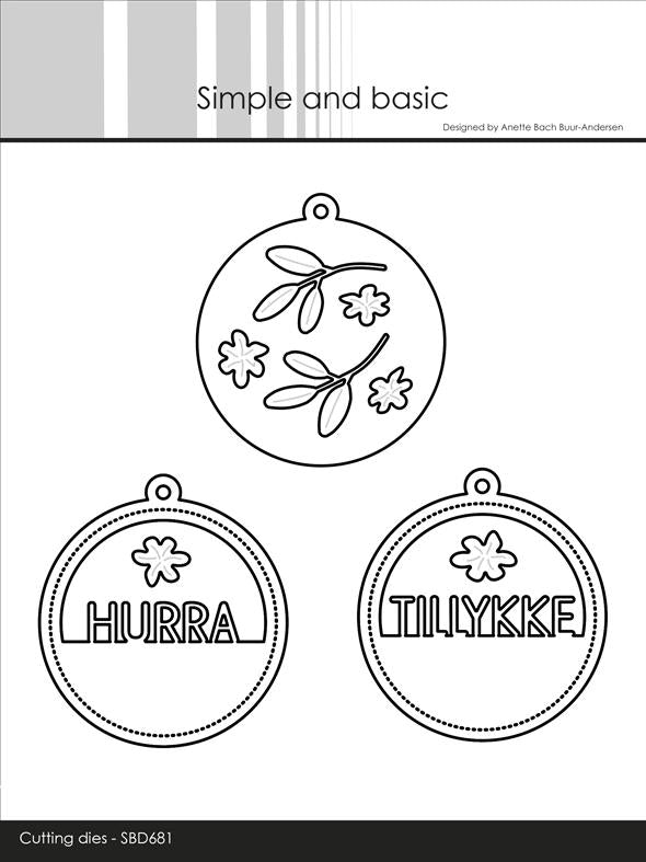 Simple and Basic dies "Sentiments in a tag"