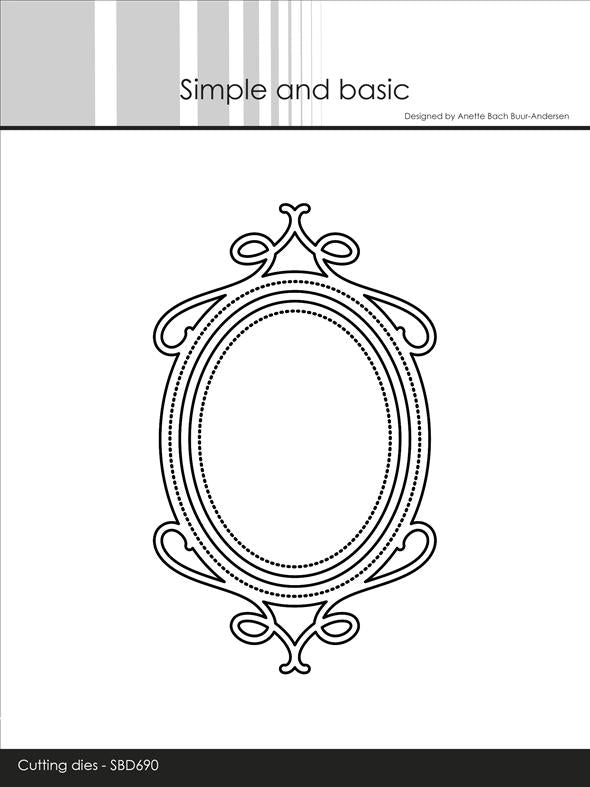 Simple and Basic dies "Ornamental frame"