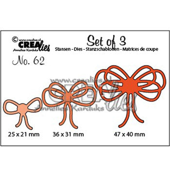 Dies Crealies Set of 3 Sløjfer