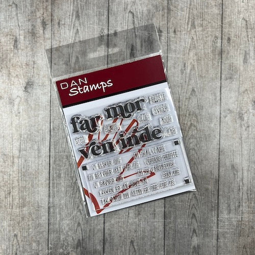 Stempel Dan Stamps Far, mor og ven