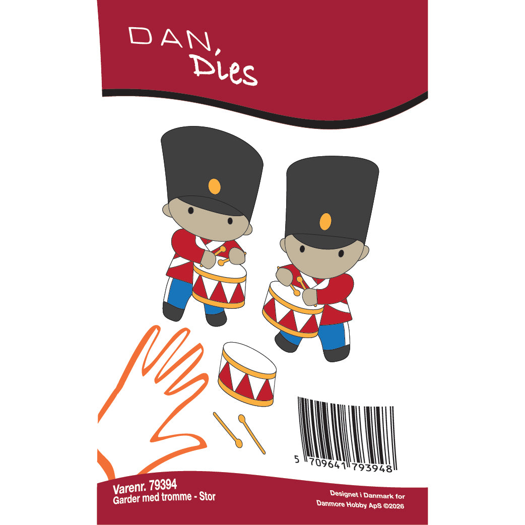 Dan Dies Garder med tromme - Stor