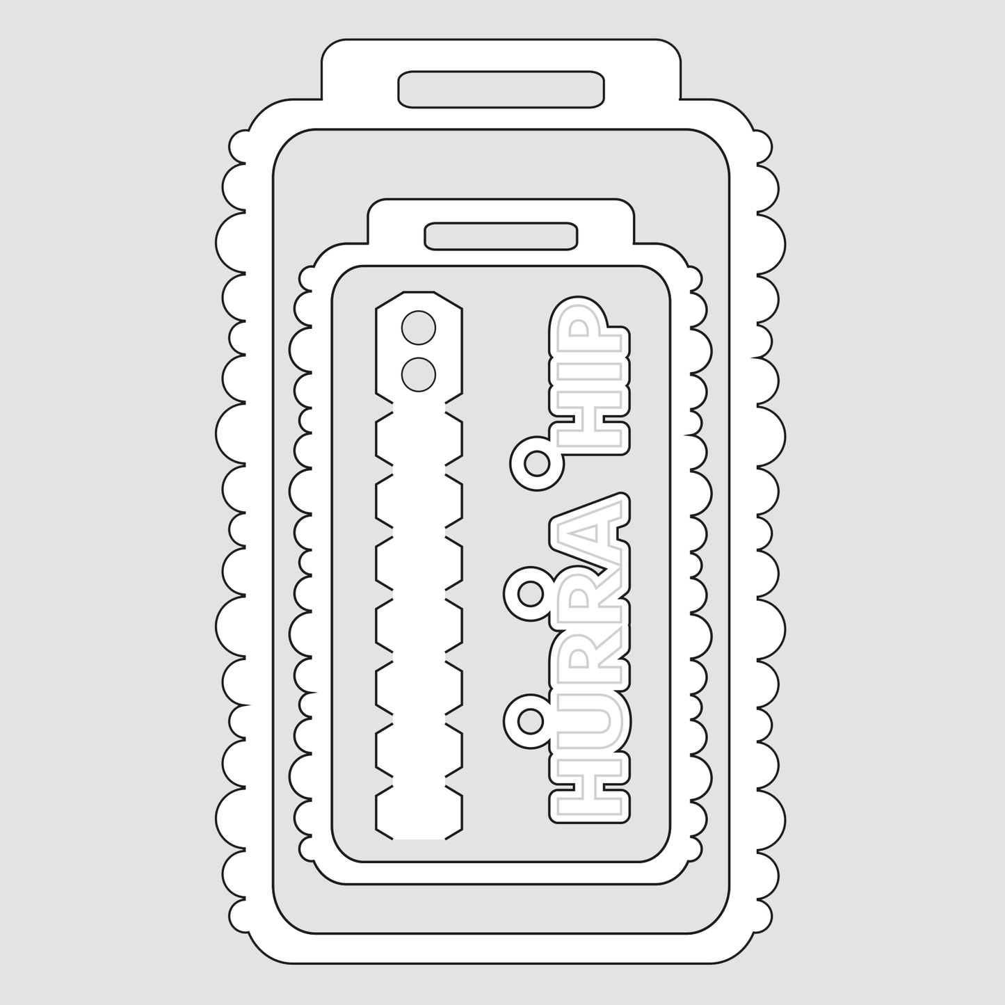 Design5 Tags med boblekant