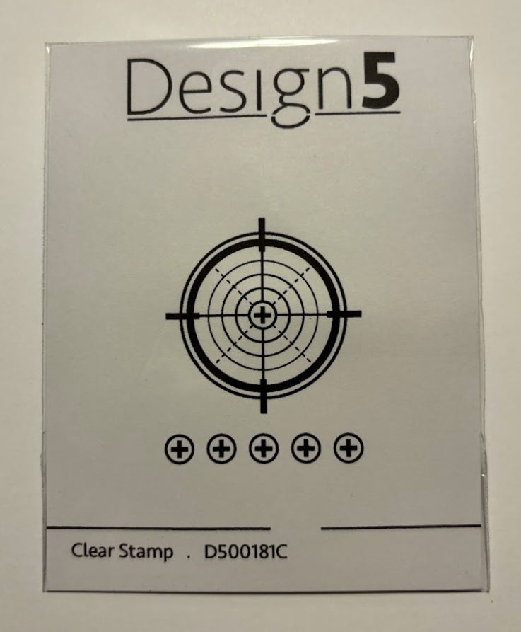 Design5 stempel skydeskive