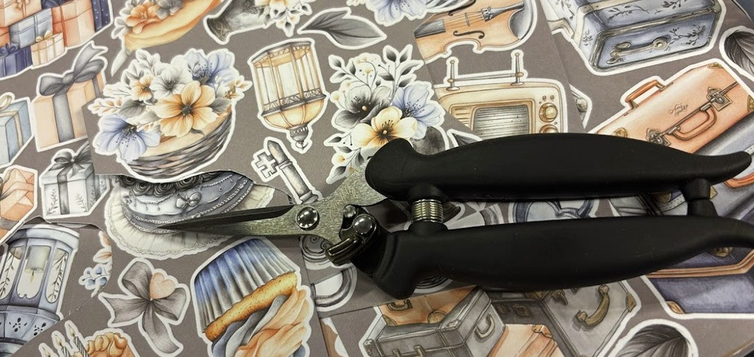 Saks mini recoil snips 17cm fra Tim Holtz