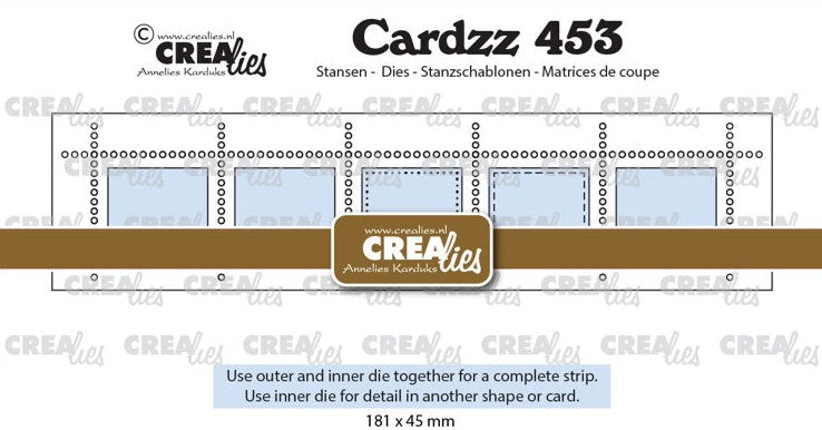Cardzz stansen no. 453, Postage stamp strip XL 5
