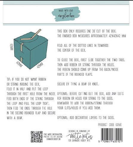 Dies Made With Love No Glue Box