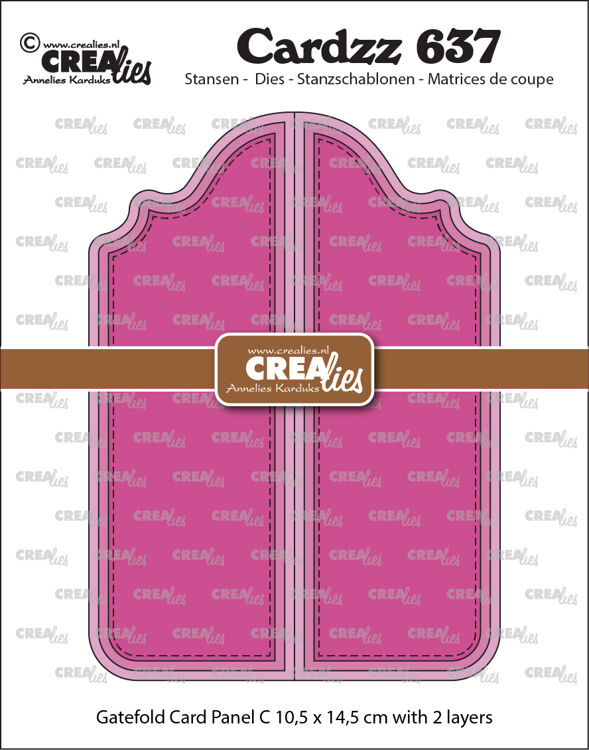 Cardzz dies no. 637, Gatefold card Panel C