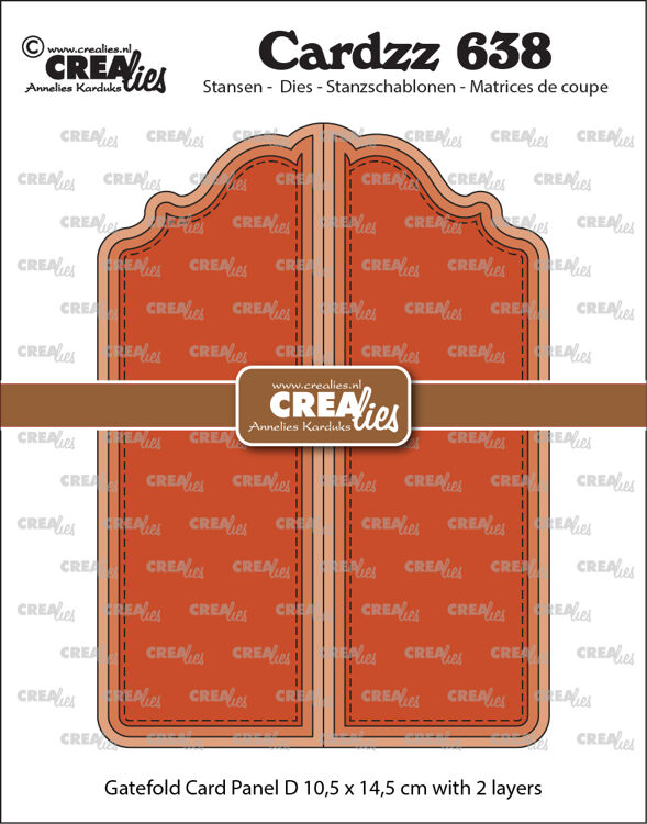 Cardzz dies no. 638, Gatefold card Panel D