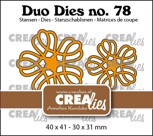 Duo Dies no. 78, Open Flowers 32