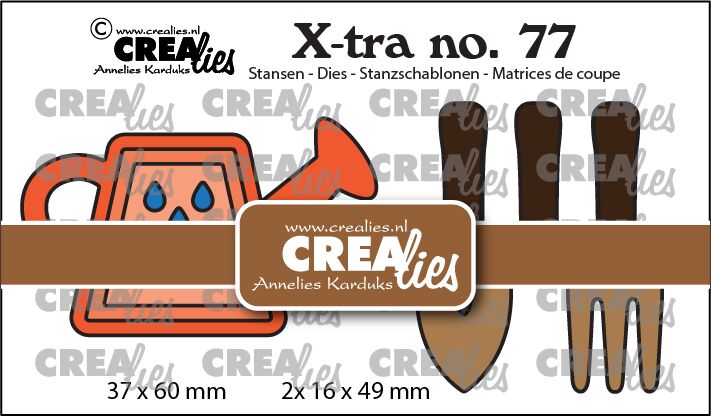 X-tra dies no. 77, Watercan & Garden tools