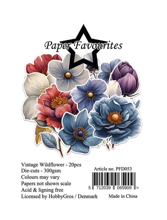 Paper Favourites Die-Cuts "Vintage Wildflower"