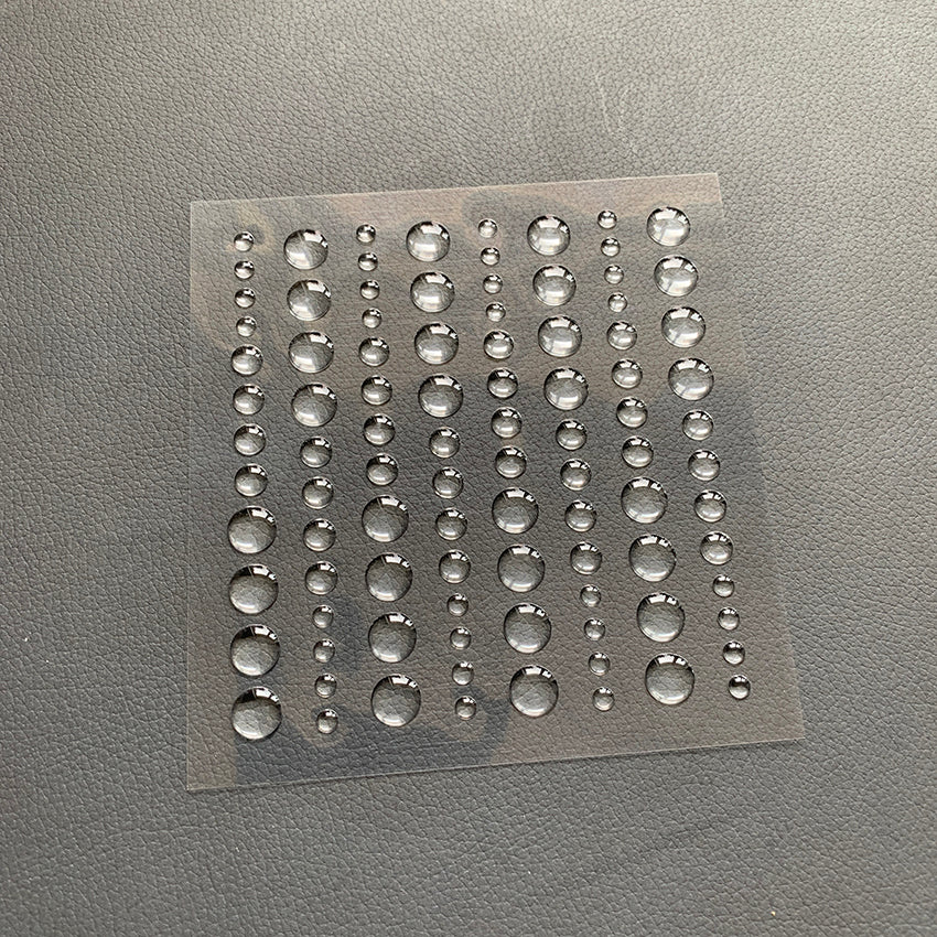 Simple and Basic Enamel Dots "Clear Water (Transparent)