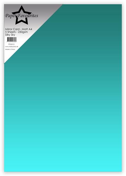 Paper Favourites Mirror Card Mat "Silky Sky"