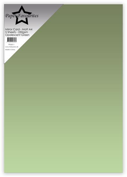 Paper Favourites Mirror Card Mat "Opalescent Green"