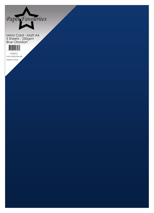Paper Favourites Mirror Card Mat "Blue Obsidan"