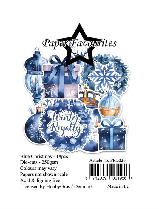 Paper Favourites Die-Cuts "Blue Christmas"
