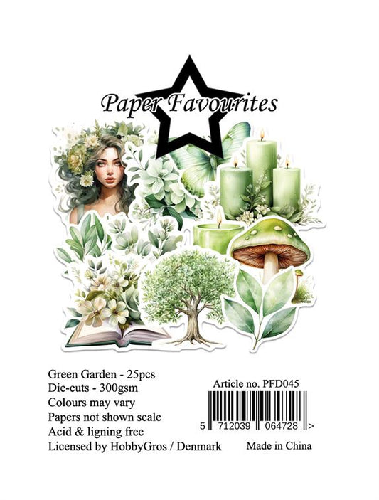 Paper Favourites Die-Cuts "Green Garden"