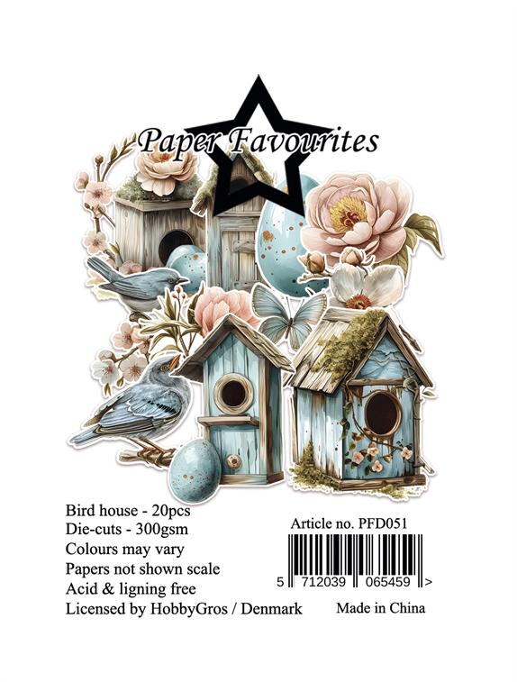 Paper Favourites Die-Cuts "Bird house"