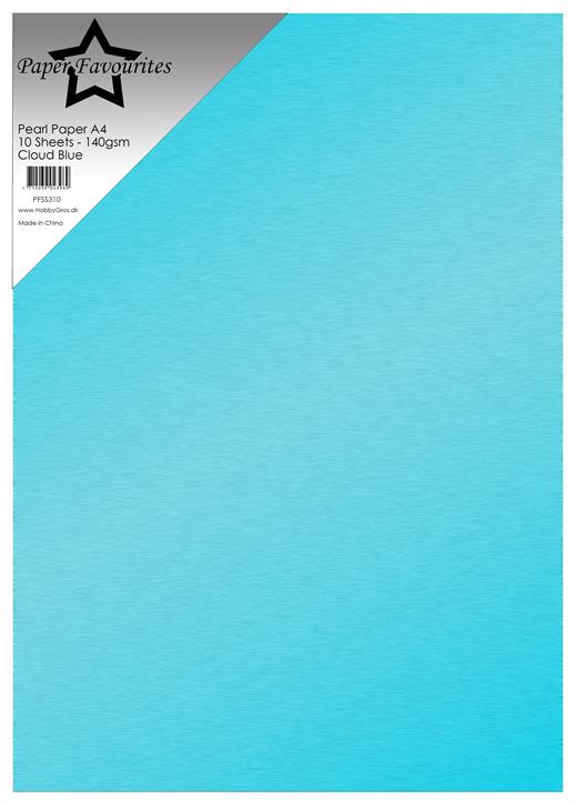 Paper Favourites Pearl Paper "Cloud Blue"