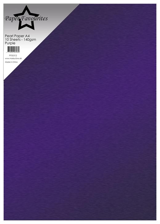 Paper Favourites Pearl Paper "Purple"
