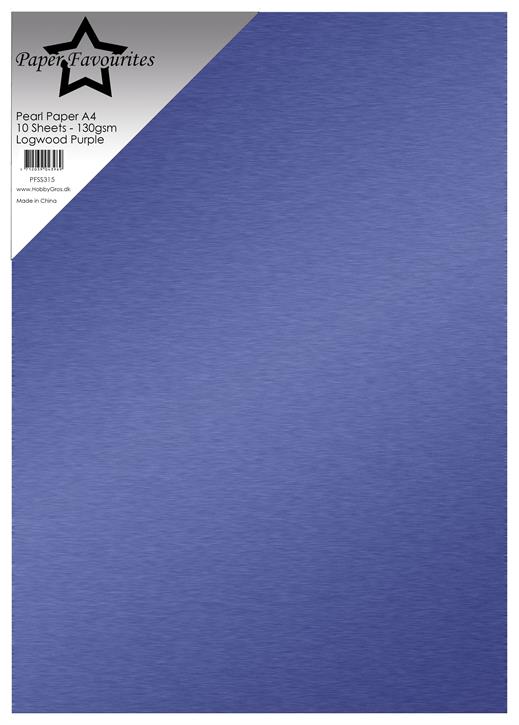 Paper Favourites Pearl Paper "Logwood Purple"