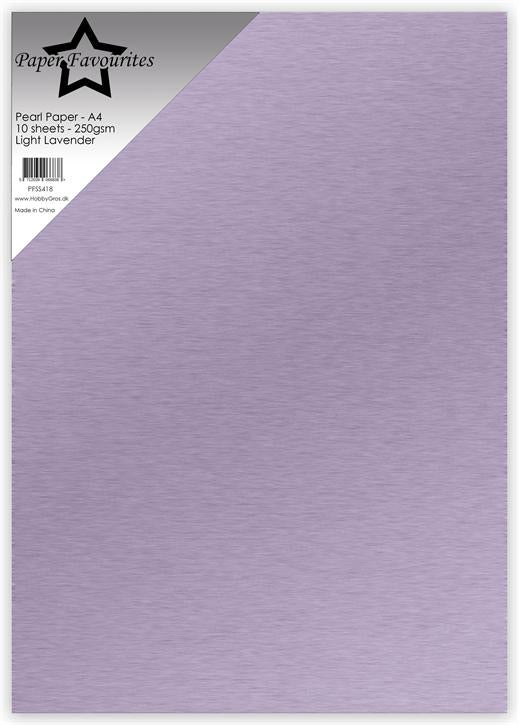 Paper Favourites Pearl Paper "Light Lavender"