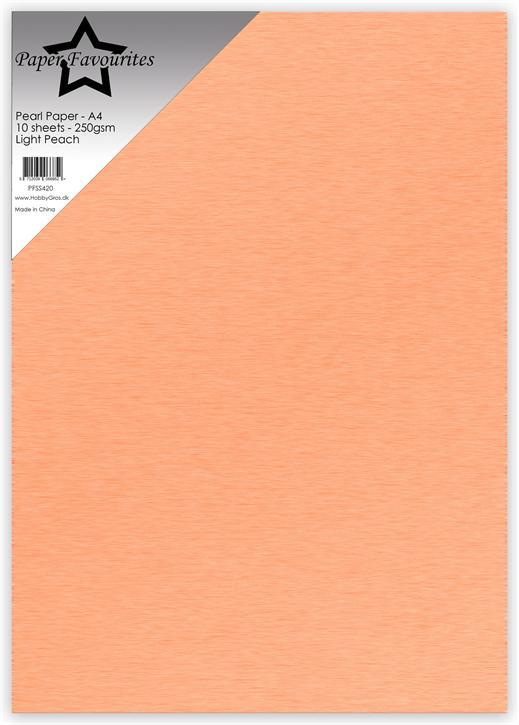 Paper Favourites Pearl Paper "Light Peach"