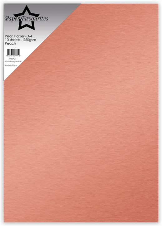 Paper Favourites Pearl Paper "Peach"