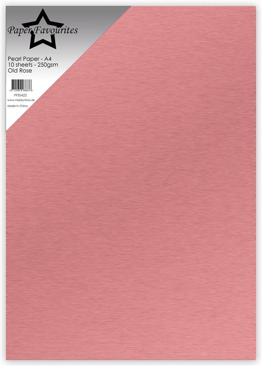 Paper Favourites Pearl Paper "Old Rose"