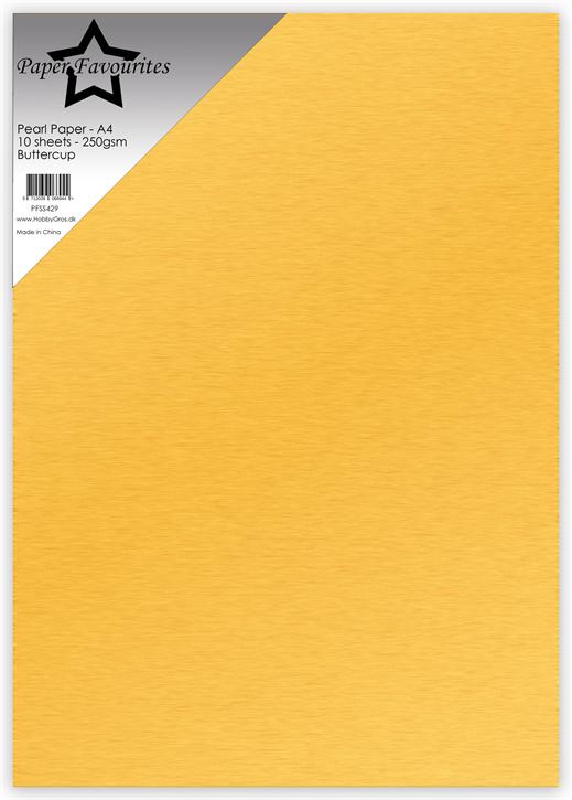Paper Favourites Pearl Paper "Buttercup"