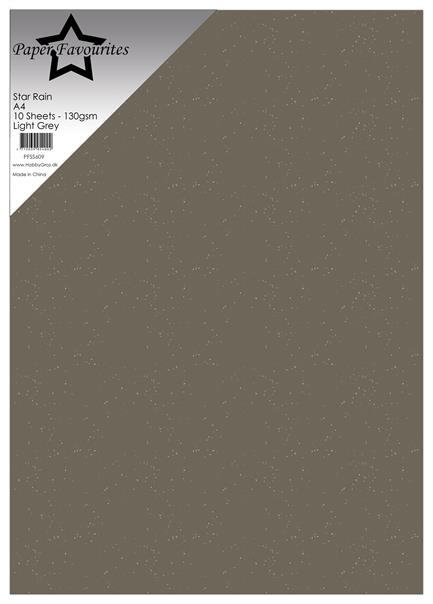 Paper Favourites Star Rain "Light Grey"