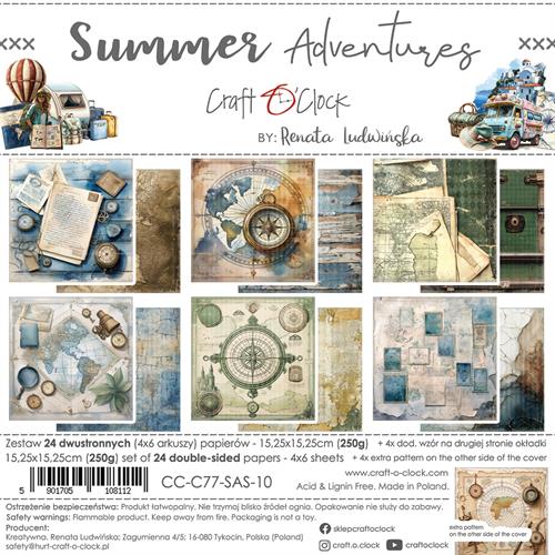 Craft O'Clock Paper Pack "Summer Adventures "