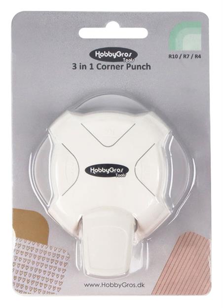 HobbyGros Tools "3 in 1 corner punch - round"