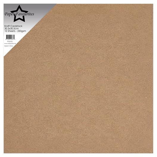 Paper Favourites Kraft Cardstock 30,5x30,5cm