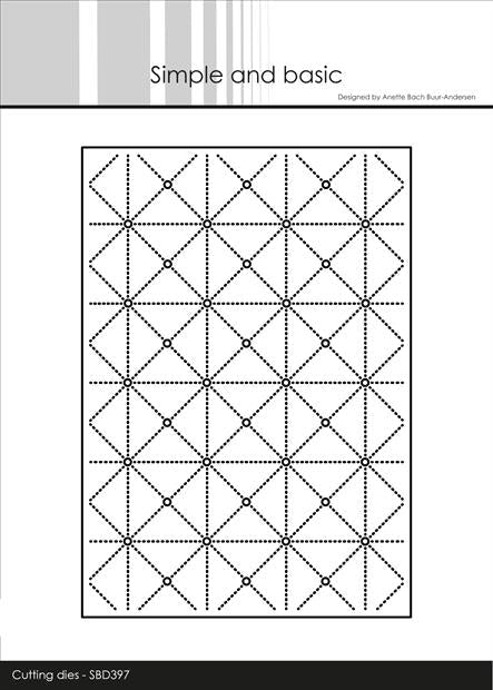 Simple and Basic die "A6 - Diagonal Stripes"