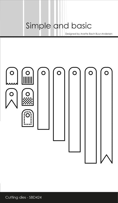 Simple and Basic die "Narrow Tags"