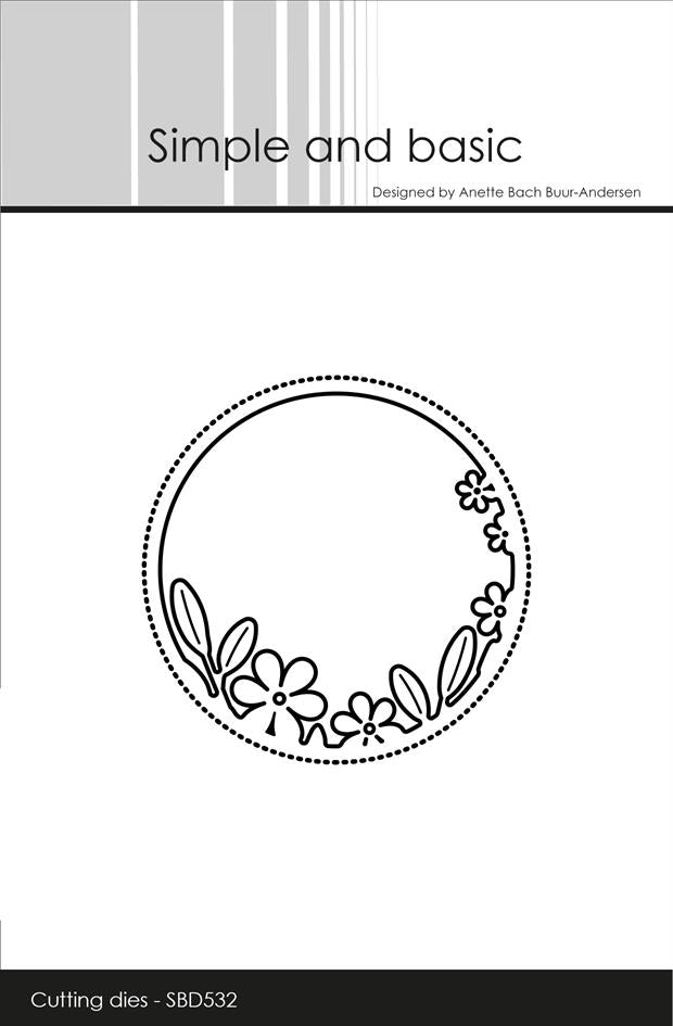 Simple and Basic die "Window with foliage"