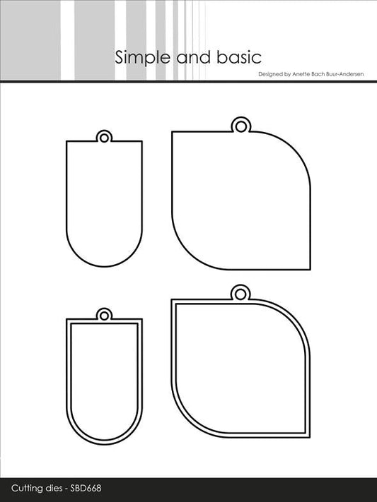 Simple and Basic dies "Decorative tags and frames"