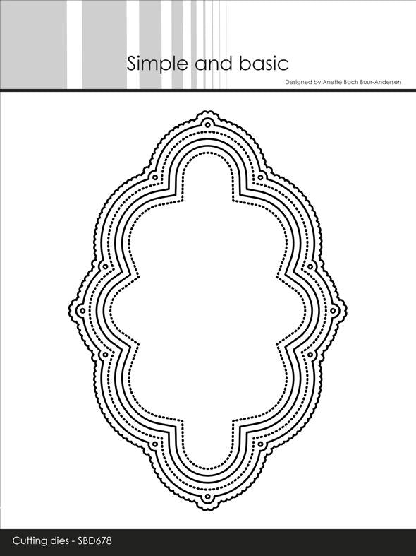 Simple and Basic dies "Elegant Shaped Frames"