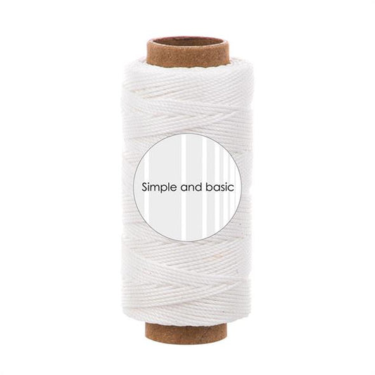 Simple and basic Polyester Thread "Soft white"