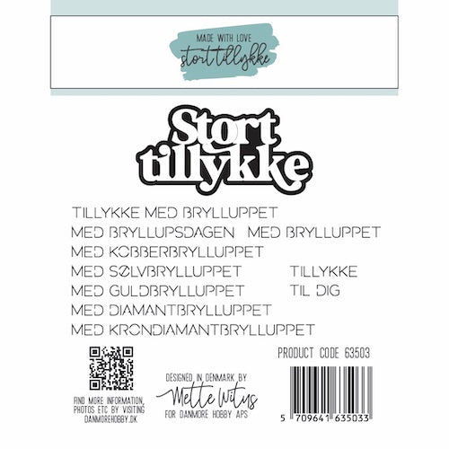Dies Made With Love Stort Tillykke