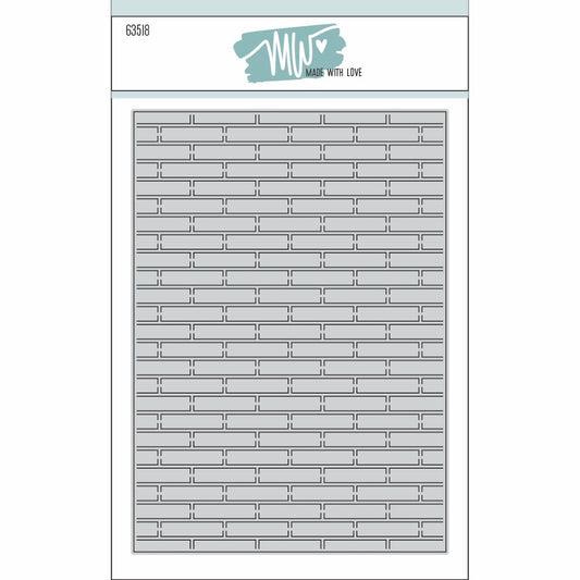 Dies Made With Love Brick Background