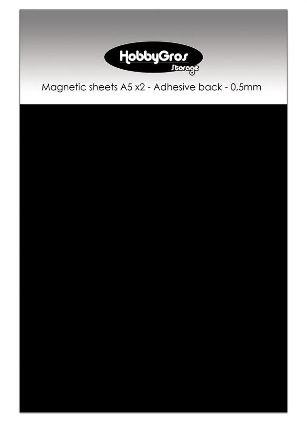 HobbyGros Storage "Magnetic Sheets A5 (2 pcs)"