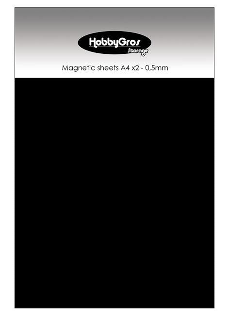 HobbyGros Storage "Magnetic Sheets A4 (2 pcs)"